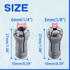 SPEEDWOX 4PCS Die Grinder Collet Adapter Chuck Collet Grinding Machine