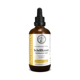 Celandine Aromatherapy Tincture 100 ml | Chelidonium Majus Drops (1:4 Extract) | Premium Quality from Austria | Vegan Dietary Supplement | Yellow Scollwort, Wartwort, Galloa
