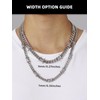 Men Barbed Wire Necklace 7mm Thick Heavy Stainless Steel Chain