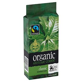 bean ground & drunk Organic Fairtrade ground coffee classic 250g