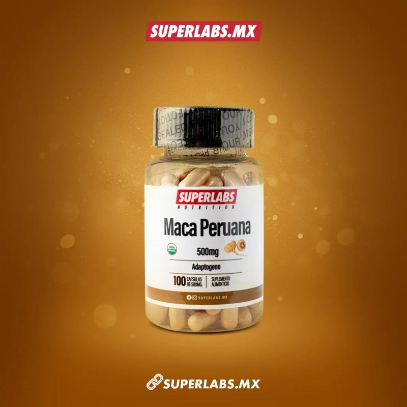 Superlabs Nutrition Maca Peruana 500mg 100 Capsulas Sfn