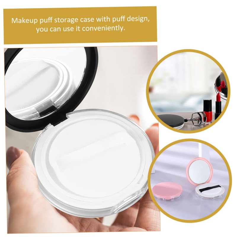 OHPHCALL Loose Powder Puff Storage Box with 5g Powder Puff