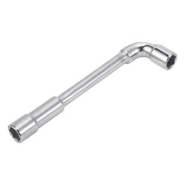 HEROFFIX 1 Pcs Socket Wrench Spanner Socket Remover 14.5x3.8cm Alloy Steel Hexagon 11mm for Car Motorcycle Dirtbike Repair L Shaped Wrench Sleeve Double Ended