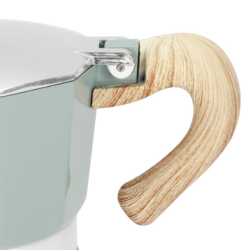 Stovetop Coffee Maker Aluminium Octagonal Coffee Pot Kettle Moka Pot