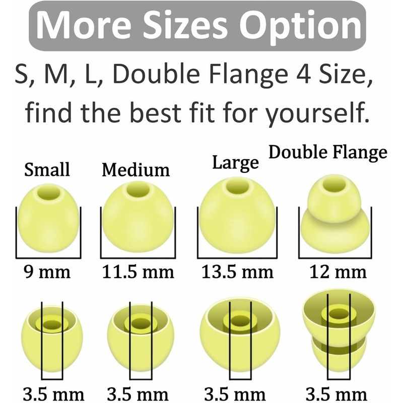 JNSA Replacement for Beats Flex Eartips Ear tip Ear Cap,