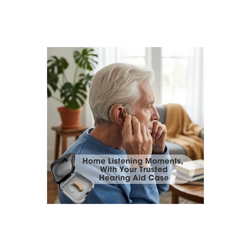 Hearing aid storage box: the hearing aid case is compatible