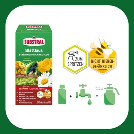 Substral Aphid Pest Free Careo Eco, 200 ml, Against Aphid, Spider Mite, Whitefly, Gall Mite and Calyluw, Also Fights Eggs & Larvae, Green
