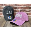 ZKFE Dad Mom Matching Hats for Papa Mama Daddy Mother,