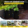 VEVOR DWC Hydroponic System, 5 Gallon 4 Buckets, Deep Water