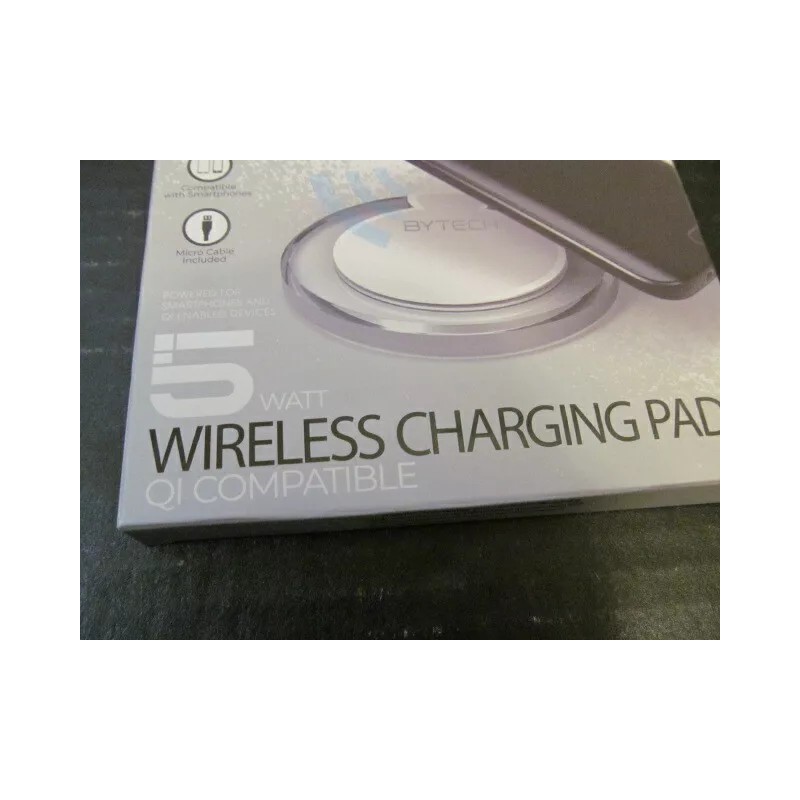 Bytech 5 Watt Wireless Charging Pad, QI Compatible