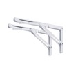 CLT 22" White Folding Shelf Brackets Max. Load 550 lb,