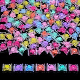 100+ pcs Candy Bulk Assorted Cute Kandi Beads for Jewelry Making, Friendship Bracelet Making Kit, Craft Supplies Charm Beads(Cube Candy)