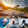 OBEST Motorcycle Recorder Outdoor Waterproof Riding with WiFi Anti-Shake Sports