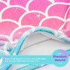 WERNNSAI Mermaid Tail Blanket - Plush Mermaid Wearable Blanket for