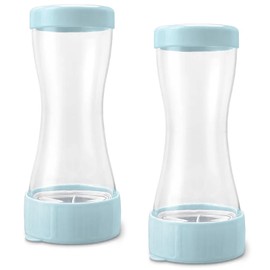 TAIZER Flour Sieve,Manual Flour Sieve,Stainless Steel Flour Sifter Fine Flour Strainer Sifter Manual Flour Sifter Kitchen Sieve Flour Baking Fine Mesh (2 Blue)