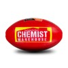 Sherrin AFLW Replica Game Leather Ball, Red, Size 4