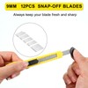 Lanties 300 Pcs Box Cutters Retractable Utility Knife 9mm Wide