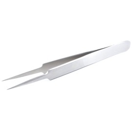 blueINOX Watchmaker's Tweezers with Fine Point, Stainless Steel
