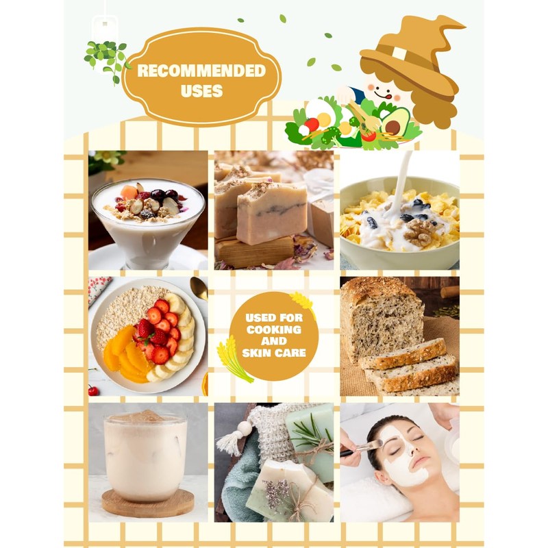NICE WITCH'S Korean 100% Pure Rice Bran Powder 227g /