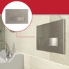 SPARES2GO Luxury Concealed Toilet Cistern Flush Plate Kit for Skylo