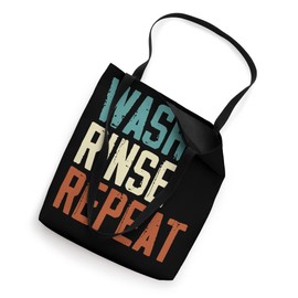 Wash Rinse Repeat Worker Job Profession Occupation Laundry Tote Bag