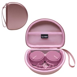 LTGEM Case Compatible with Sony MDR-ZX110 / MDRZX110AP / MDRZX110NC / MDR-ZX310AP ZX Series Wired On-Ear Headphones, Rose Gold(Case Only)
