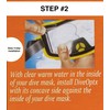 +1.25 Hydrotac Dive Mask Magnification Lenses DiveOptx