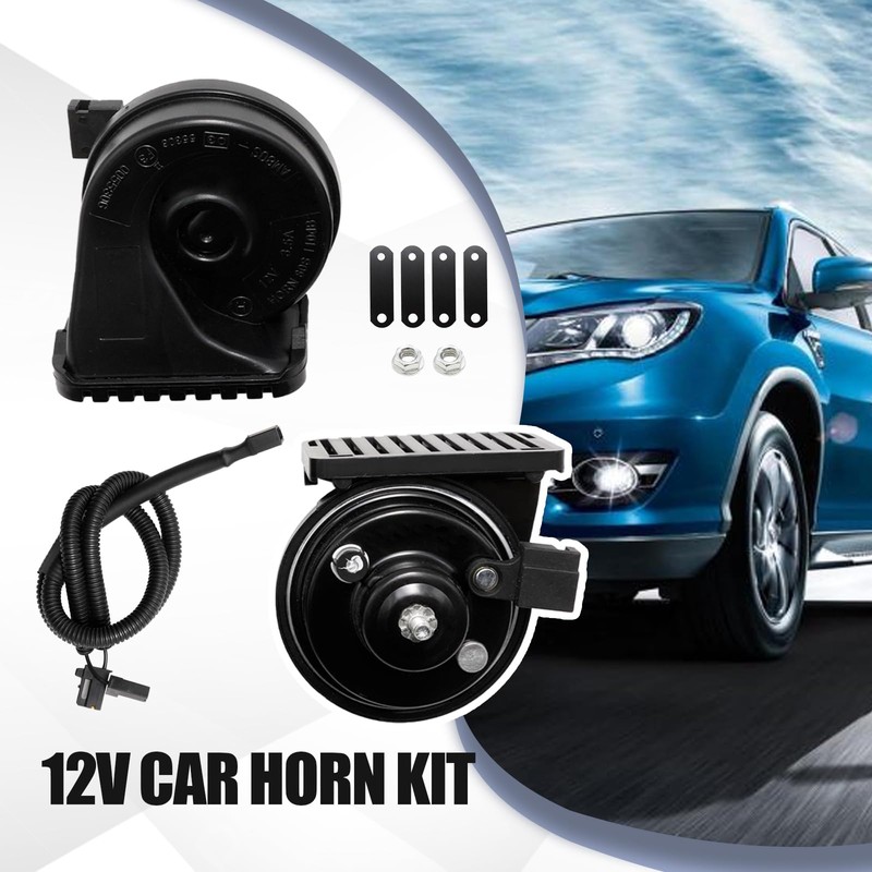 Aynaxcol Electric Snail Horn Train Horn Kit, Car Horn Kit