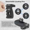 Nitze Ergonomic Side Handle with Detachable 3/8" ARRI Locating Pins,Aluminum