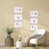 4x6 Collage Hanging Triple Picture Frames Set, 3 Opening Vertical