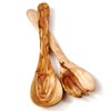 das Olivenholzbrett ® Salad Servers Olive Wood Serving Cutlery Short
