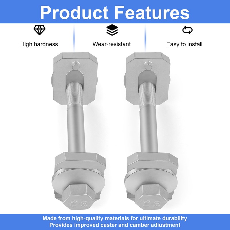 86252 Performance Cam Front Camber/Caster Kit Compatible with 09-14 FORD