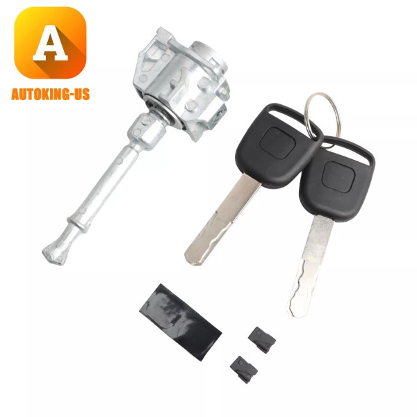AUTOKING-US Front Door Lock Cylinder w/ 2 Keys Driver Side