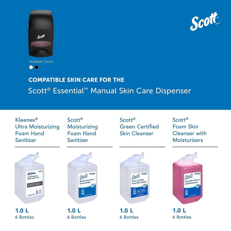 Scott® Essential™ High Capacity Manual Soap and Hand Sanitizer Dispenser