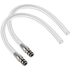 2 Pcs Growler Filler, 12'' Stainless Growler Filler Tube For Faucet Hose Growler Fitting Beer Jug Filler, 1/2'' O.D & 5/16'' I.D Hose Bottle Filler for Beer Keg Tap Beer Faucet Beer Outlet