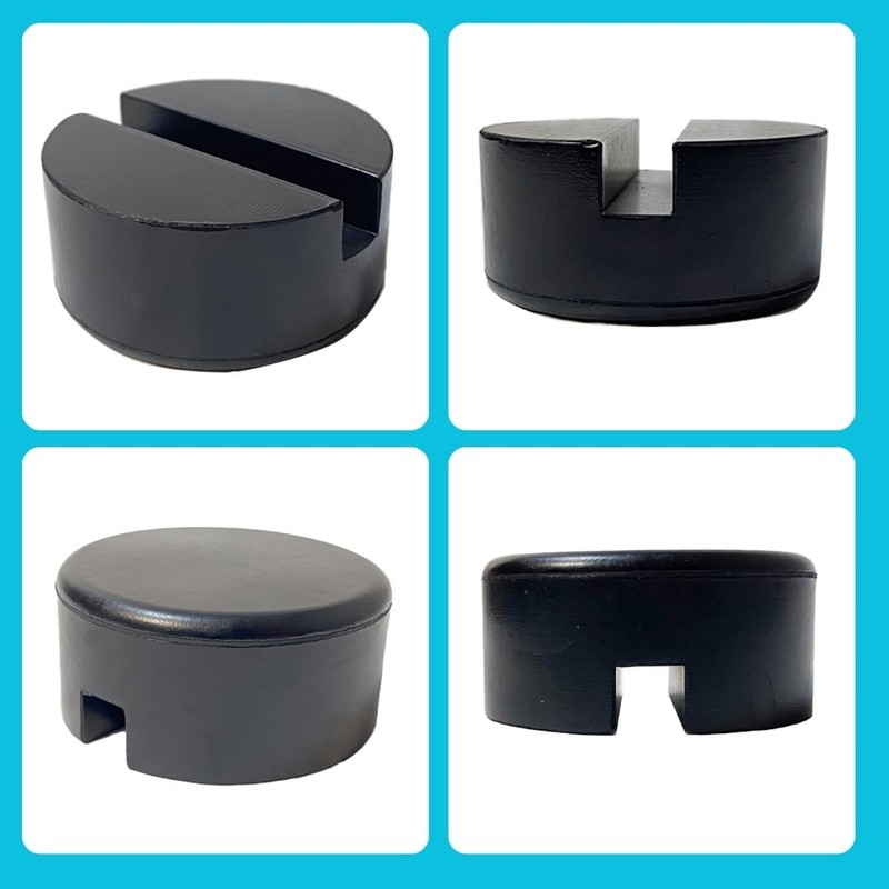 スタートサイド（startside) リフトアップゴム ジャッキポイント 傷防止ブロックアダプター ゴムパット ジャッキ用品 (ブラック ２個)