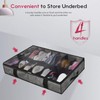 Onlyeasy Under Bed Shoes Storage Bag Organizer for Closet -