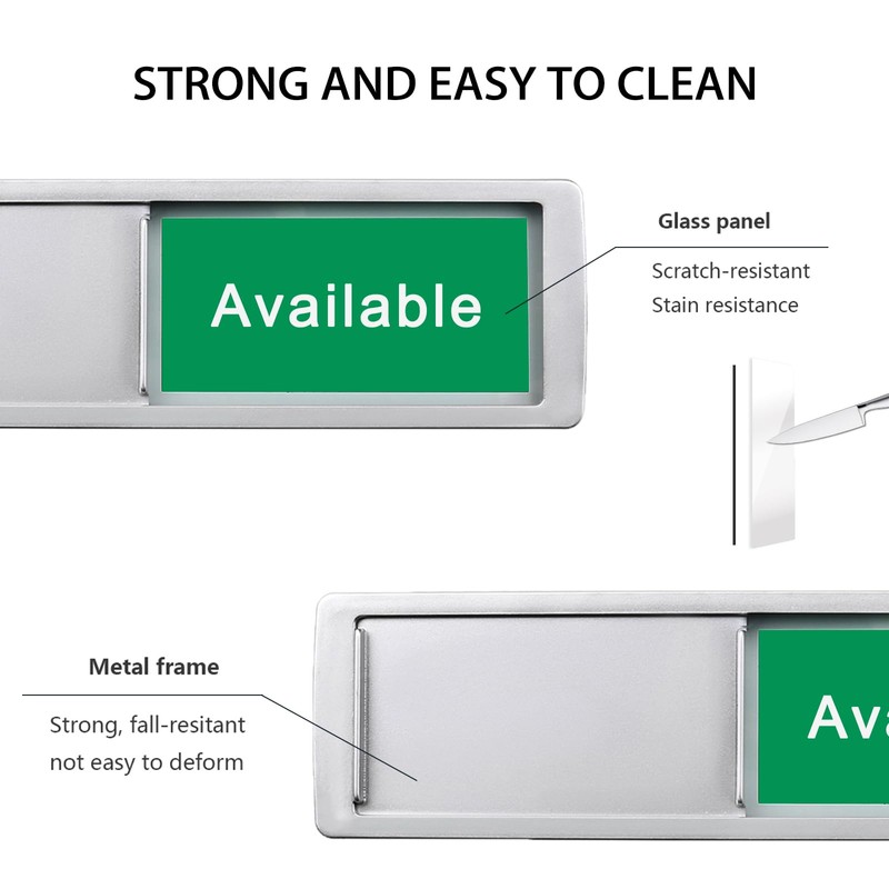 Testing In Progress/Available Sign,Do Not Disturb Door Indicator for Labs,