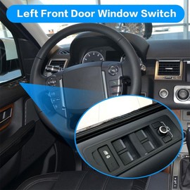 NLQR Left Front Door Window Switch Compatible with Land Rover Range Rover Sport 2013 2014 2015 2016 2017 2018 2019 2020 Replace LR034932 LR066075 LR078894 LR110324 Driver Side