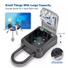 Vazioyar Key Lock Box for Outside Portable Waterproof Wall Mounted
