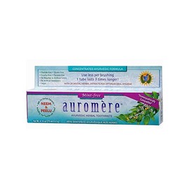 Auromere Ayurvedic Herbal Mint Free Toothpaste 117g