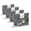 4 x P PUTY Tape Compatible with Brother Labelling Device