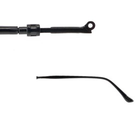 1 Pair Metal Glasses Replacement Arms Temple Legs Eyeglass Repair Kits (Silver）