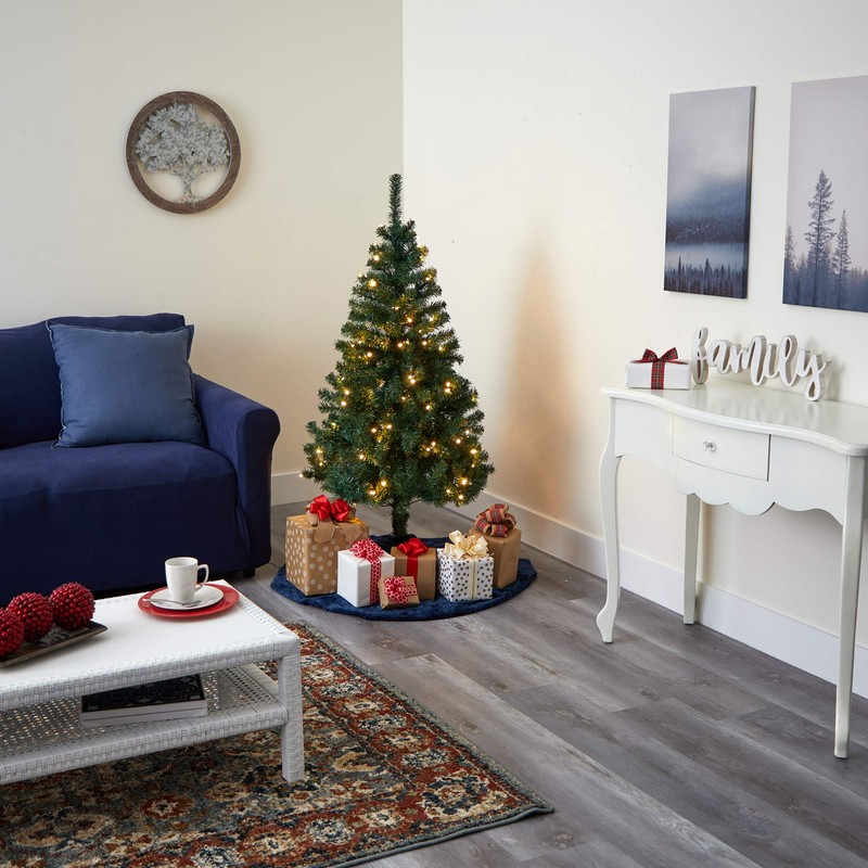 Nearly Natural 5ft. Northern Tip Pine Artificial Christmas Tree with