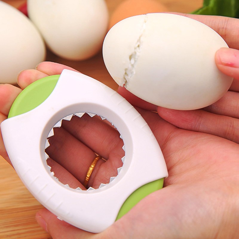 Egg Topper Cutter Clipper Steel Serrations Egg Opener Creative Egg