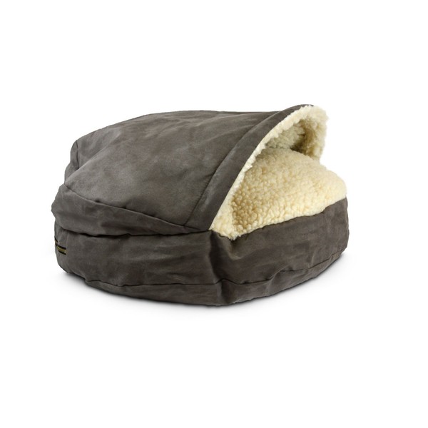 Snoozer Luxury Orthopedic Cozy Cave Pet Bed, X-Large, Dark Chocolate
