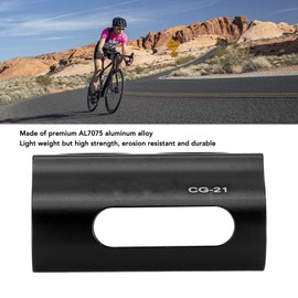 Aluminum Alloy Bike Front Derailleur Hanger Sturdy Gear Hook Enhance Cycling Experience with Precise Manufacturing (Black)