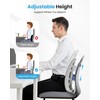 COMFIER Heated Lumbar Support Pillow with Vibration Massage, Back Support