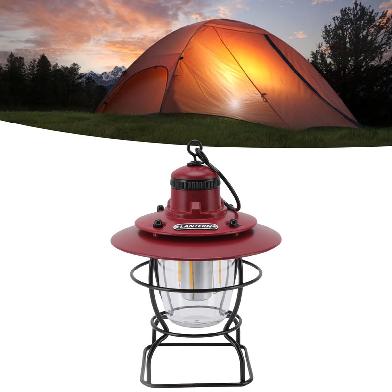 LED Camping Lamp Lantern Tent Lamp Searchlight Multifunctional Outdoor Portable