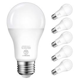 LVWIT LED Bulb, E26 Base, 100W Equivalent, 14W, 1500LM, Bulb Color, 3000K, Energy Saving, High Brightness, PSE Certified, Non-Dimmable, Pack of 6